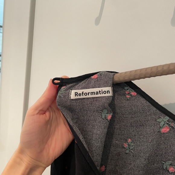 Reformation Floral Print Mini Dress US 2 - Picture 4 of 5